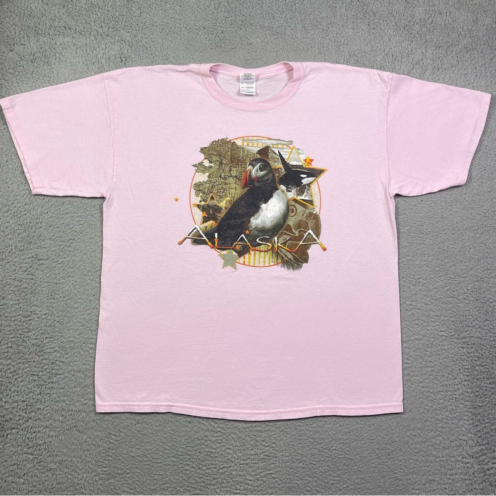 Vintage y2k Alaska‎ animal nature T-shirt - Picture 2 of 5
